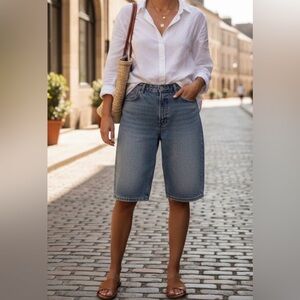 JORTS of Zara Women's Blue Jean Shorts